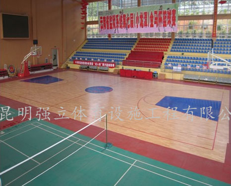 云南省小龍潭礦務局籃球館工程