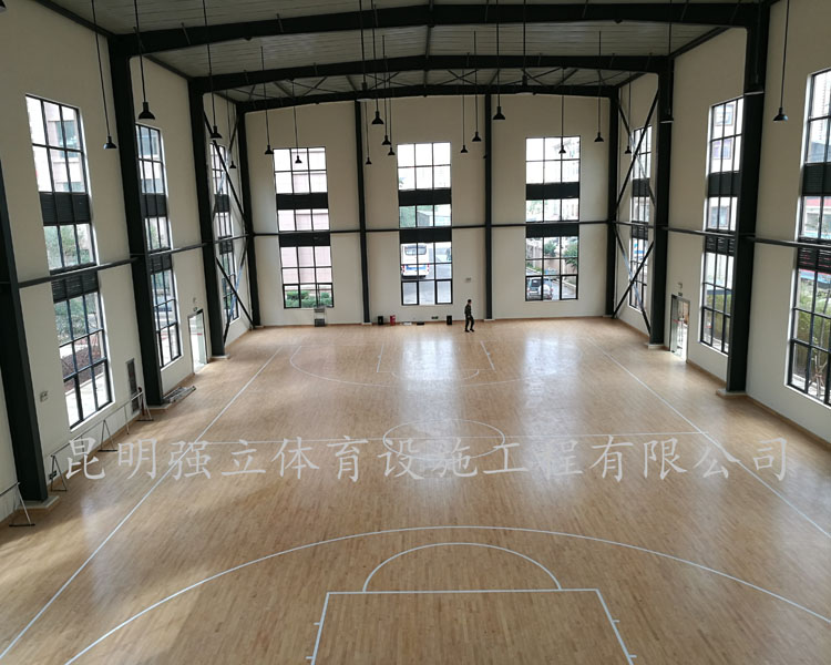 云南省武警總隊木地板工程