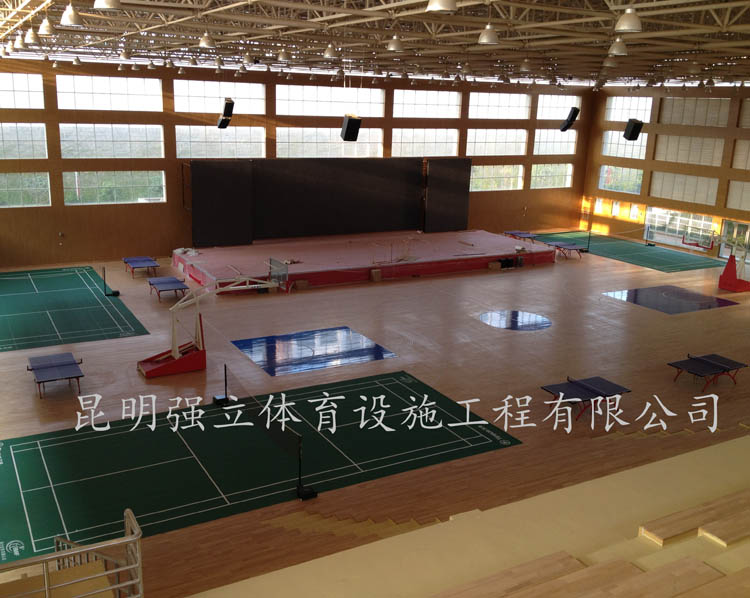 小龍潭第三分監獄風雨會場體育館木地板及配套設施工程