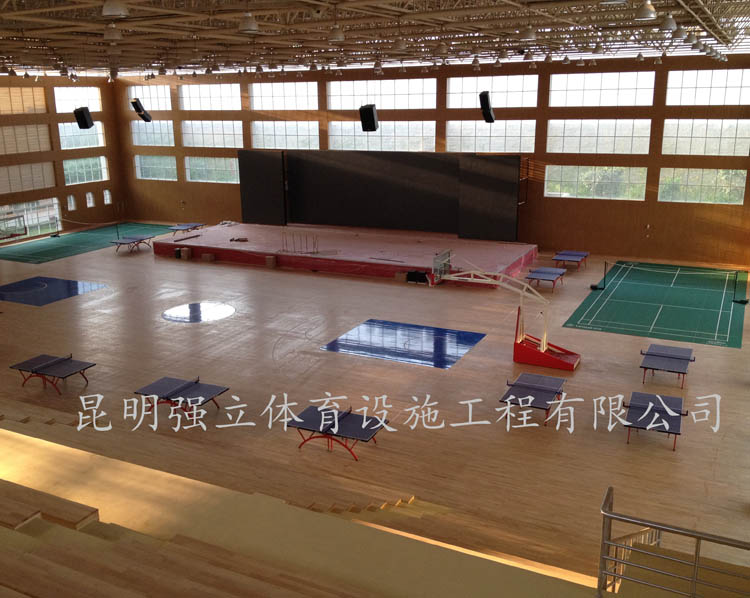 小龍潭第三分監獄風雨會場體育館木地板及配套設施工程